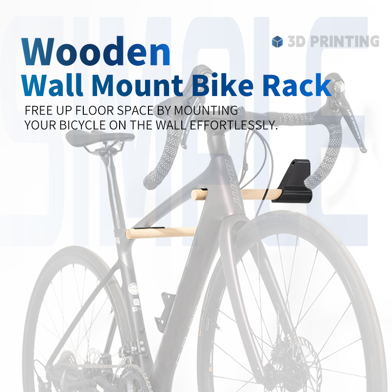 Cycling Gear Organizer Wall - Настенный держатель для велосипеда, деревянная стойка