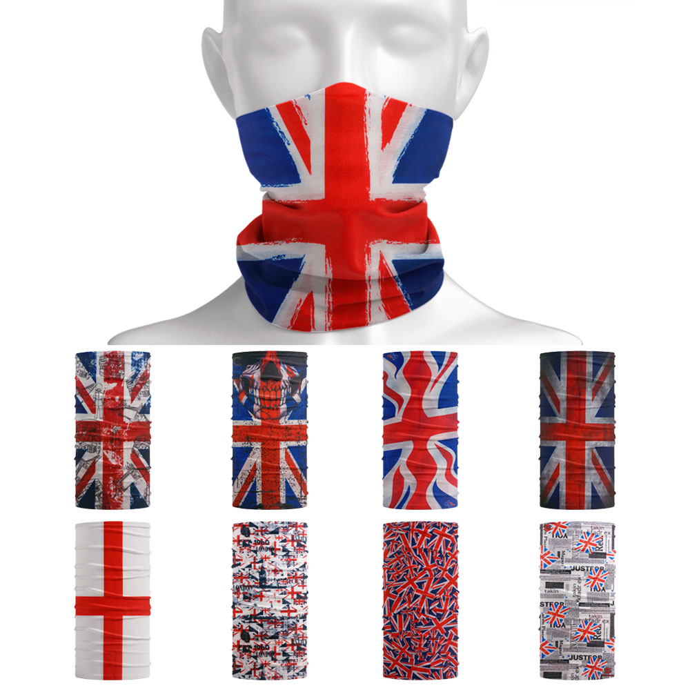 Mens Cycling Gear Uk - Бандана на шею с флагом Великобритании,