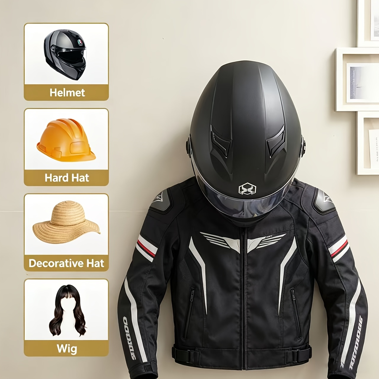 Держатель для мотоциклетного ш – обзор и цена Cycling Gear Organizer Wall