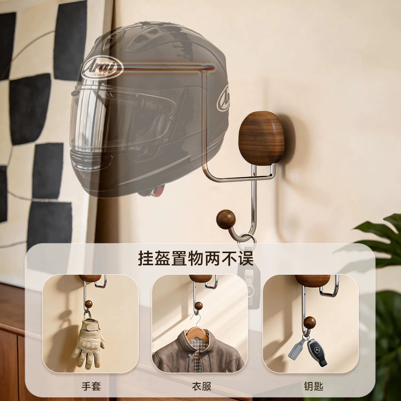 Настенный держатель для шлема  – обзор и цена Cycling Gear Organizer Wall